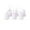 White-4A-home supplies, variant on LEFTHIGH Home 6 Pcs Christmas Snow Bells Christmas Tree Hanging Decoration Christmas Decoration Accessories Santa Claus Bells Christmas Gift Hanging Decoration Christmas