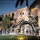 thumbnail image 1 of Tela de araña triangular de Halloween Tela de seda de araña negra de simulación de algodón (D), 1 of 9