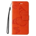 thumbnail image 5 of TECH CIRCLE Compatible with Google Pixel 8 Pro Wallet Case with Wrist Strap,for Men Women,Butterfly Embossed PU Leather Flip Stand Card Slots Protective Phone Cover for Google Pixel 8 Pro 6.7",Orange, 5 of 8