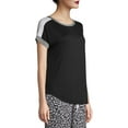 thumbnail image 3 of Secret Treasures Women's and Women's Plus Short Sleeve Pajama Top, 3 of 6