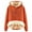 Orange, variant on Meihcang Fleece Hoodie Women Winter Warm Thikened Sherpa Lined Hoodie Trendy Heart Graphic Long Sleeve Hooded Sweatshirt Black S