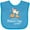 Turquoise, variant on Inktastic Cute Giraffes Happy First Mother's Day Boys or Girls Baby Bib