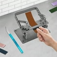 thumbnail image 4 of Manual Leather Splitter Leather Peeling Kit Countertop Leather Thinning Tool, 4 of 12