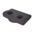 thumbnail image 1 of Almohada para perforaciones orejas, ideal para usar con auriculares y pendientes. Transpirable, ergonómica, para dormitorio y hogar. Cojín cervical Gris oscuro, 1 of 8
