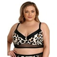 thumbnail image 2 of Lysa Plus Extended Sizes Mimi Cheetah Mesh 2 Piece Swimsuit Set 0X 1X 2X 3X, 2 of 6