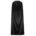 thumbnail image 3 of Odeerbi Cloak With Hood Women Festival 2025 Casual Party Solid Retro Gothic Cloak Stage Outfit Top Blue, 3 of 6