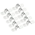 thumbnail image 5 of Uxcell M10 U Shaped Conduit Clamp Saddle Strap Tube Pipe Clip Stainless Steel Silver Tone 10pcs, 5 of 5