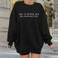 thumbnail image 2 of WENWU Women'S Sweatshirt Sweat Shirts Women Long Sleeve Women Pullover Sweatshirt Black Sweatshirts Womens Fall Clothes Young Women'S Wear, 2 of 6