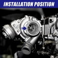 thumbnail image 2 of 2 Inch Auto Bellmouth Velocity Stack Adapter Air Intake Turbo Horn Air Inlet Decorative Cover Silver Tone, 2 of 5