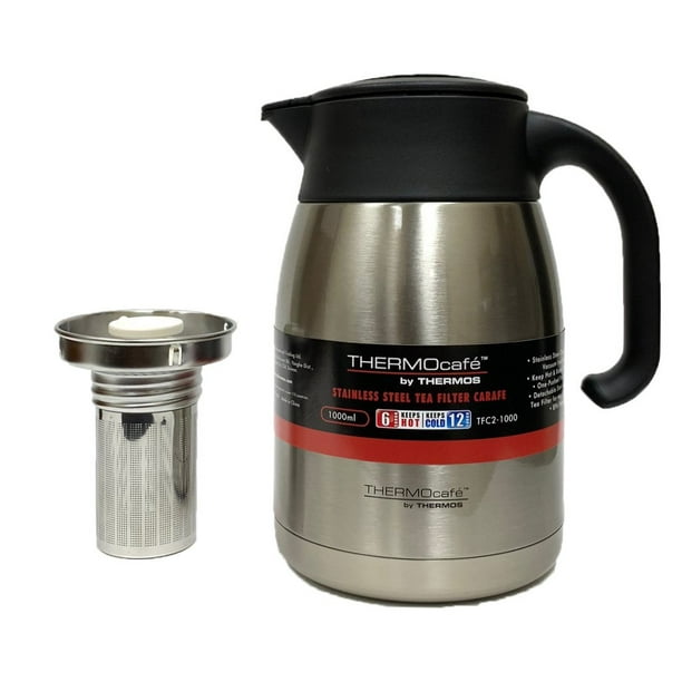 Thermos ThermoCafe Stainless Steel Flask, 1.0L