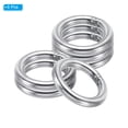 thumbnail image 3 of Uxcell 33mm Metal O Rings, 6 Pack 304 Stainless Steel Round Rings for Hardware Bags, 3 of 6