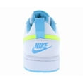 thumbnail image 3 of Nike Court Borough Low 2 GS Boys Shoes Size 7, Color: Summit White/Volt/Baltic Blue, 3 of 5