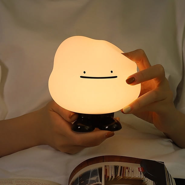 Luz ambiental suave de silicona para dormitorio con modos de color, luz cálida, recargable, regulable, alimentación por USB, material seguro, incluye luz de escritorio.