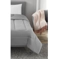 thumbnail image 4 of (2 pack) Mainstays Jersey Knit Comforter, Twin/Twin XL, Light Gray, All Ages, All-Season, 4 of 6