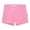 Pink, variant on Wo-Fusoul Men's Cotton Elastic Waist Drawstring Shorts with Pocket, Solid Color 5" Length Casual Wear