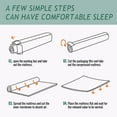 thumbnail image 5 of PayLessHere 10 Inch Green Tea Memory Foam Mattress Removable Soft Cover,Full, 5 of 8