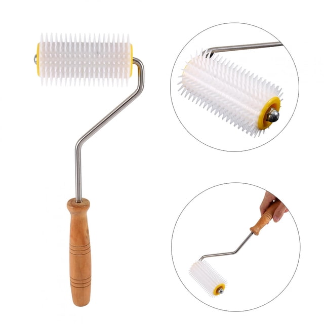 Honey Bee Comb,Beekeeping Bee Comb,Plastic Uncapping Beekeeping Honey Uncapping Needle Roller Plastic Roller Type Propolis Collector Best in its Class