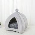 thumbnail image 3 of Billuyoard hogar portátil para mascotas casa interior sala de estar dormitorio invierno Gris, 3 of 6