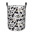 thumbnail image 1 of Fotbe Cow Cesto de Ropa con Asas, Cesto Impermeable de Gran Capacidad, Bolsa de Lavado para Dormitorio, Cesto de Ropa con Ruedas y Asas-Small, 1 of 6