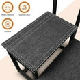 thumbnail image 6 of 2-Step Stool with Handle for Elderly, Heavy Duty Non-Slip Step Stool for High Beds/Bathtub/Kitchen, Wide Anti-Slip Platform, Supports 450 lbs, 6 of 17