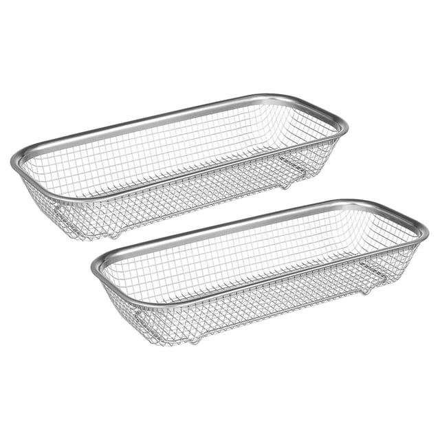 IFANLANDOR Silverware Dishwasher Basket for Kitchen Use Drainage Design 2pcs Stainless Steel