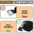 thumbnail image 3 of 39 Inch Car Battery Tie Down Strap - Auto Battery Adjustable Buckle Strap for Cars, SUVs, Boats (1 PCS), 3 of 6