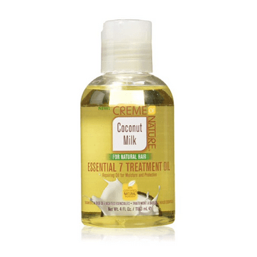 CREAM of NATURE - Coconut Milk Essential 7 Treatment Oil 4 Oz * BEAUTY TALK LA *
