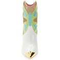 thumbnail image 2 of Jeffrey Cambell Nevrtheles White Mesh Multi Pointed Toe Ankle-High Heeled Boot (White Mesh Multi, 11), 2 of 3