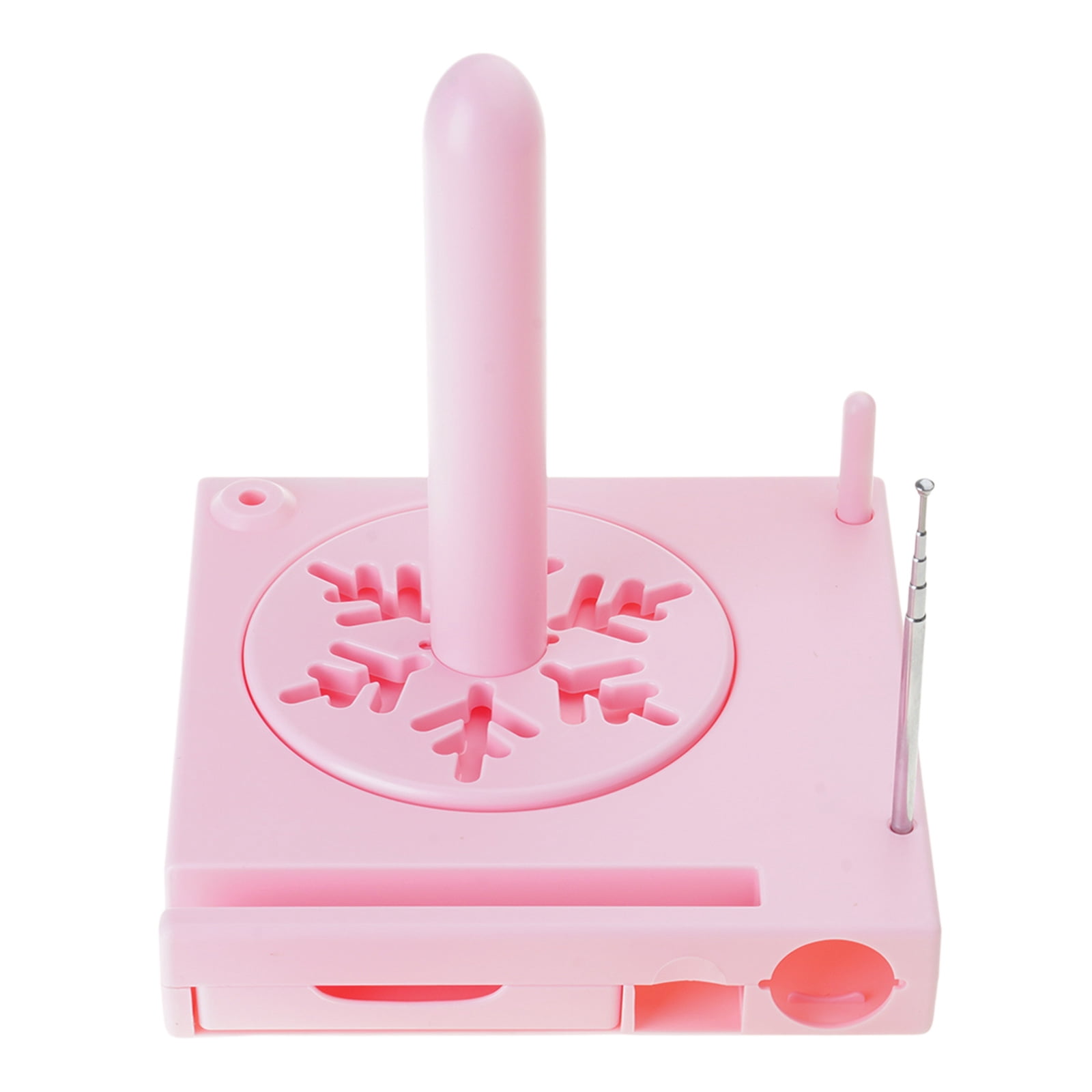 Yarn Spool Holder with Phone Stand and Sliding Drawer Multifunction Yarn Holder Yarn Dispenser Thread Bobbin Organiser