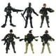 thumbnail image 4 of 6x figuras de acción realistas, juego de rol, figuras de hombres, juego de juguete, conjunto de hombres del ejército para decoración de casa de, 4 of 9