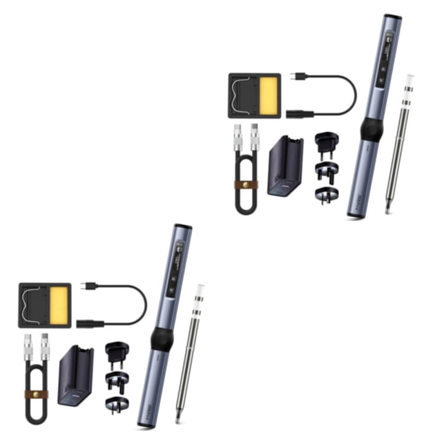 Eigraketly Cabezal de soldador integrado para soldadura segura y confiable soldador eléctrico portátil azul con BC2 Azul con BC2 2Conjunto