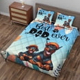 thumbnail image 3 of Best Doberman Pinscher Dad Ever Happy Father's Day Quilt Bedding Set Doberman Dog Lover Gifts 1 Blanket Bed Cover 2 Pillowcases - 02006, 3 of 5