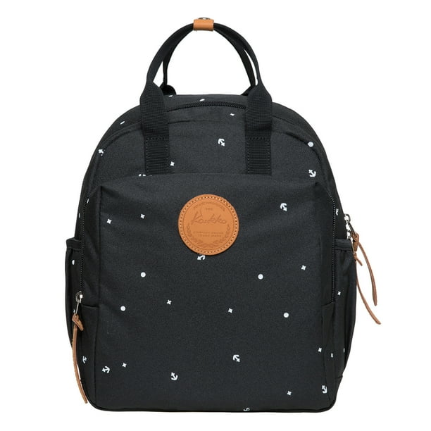 Mochila KAUKKO para la escuela y el ocio con compartimento para portátil de 12 pulgadas, 27 * 13 * 32 cm, 13,3 L (5-6 Negro) KAUKKO K1005-6-Black