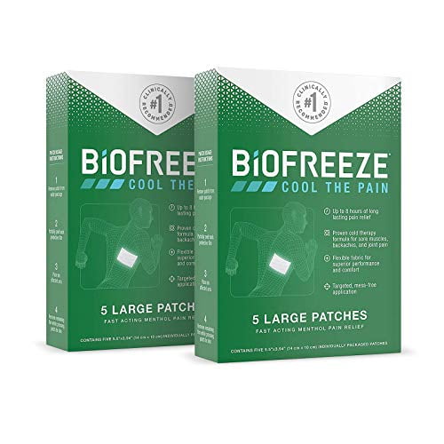 Biofreeze Pain Relief Patch, Large, 10 Patches