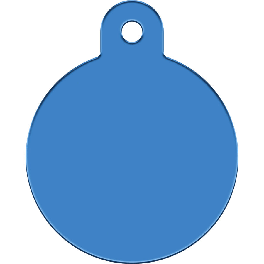 Large Circle Dog Tag