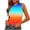 Multicolor1, variant on fatyb Womens Ruched Tank Tops Slim Crewneck Sleeveless Shirts Fashion Printed Going out Blouses