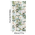 thumbnail image 2 of Window Privacy Film, Magnolia Stained Glass Window Clings Holographic Prism Bathroom Decorative Stickers Home Window Tint Sun Blocking Static Cling Door Covering 16.93" x 39.37 ", 2 of 9