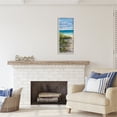 thumbnail image 2 of Stupell Industries Grassy Beach Shore Nature Painting Gray Framed Art Print Wall Art, 13 x 30, 2 of 8