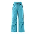 thumbnail image 3 of HappyYEE Women’s Outdoor Windproof Trousers Lightweight Waterproof Long Pants with Zipper Pockets for Hiking Workout Bottoms XL, 3 of 5