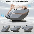 thumbnail image 4 of Costway Full Body Zero Gravity Massage Chair with Airbags Waist Heater Foot Rollers Gray, 4 of 10