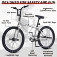 thumbnail image 3 of Akaber 20 Inch Boys Bike, BMX Bikes for Kids 6-14, Bike for Boys with 4 Pegs, High-Carbon Steel BMX Frame, 360° Handlebar Rotation, 3 of 7