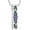 Rainbow, variant on Abalone Shell Sunflower Cremation Jewelry Necklaces Vertical Bar Urn Necklaces for Ashes Memorial Keepsake Pendant for Women Men
