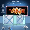 thumbnail image 2 of for Samsung Galaxy Z Flip 5 Case, for Samsung Galaxy Z Flip 5 Case Crystal Clear & Not-Yellowing Slim Miltary Shockproof Protective Phone Case for Galaxy Z Flip 5, Skyblue, 2 of 5