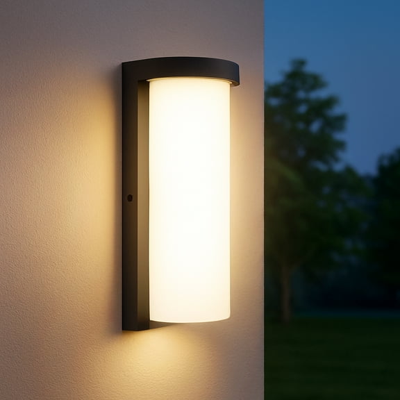Invisible Motion Activated SMART LED Wall/Ceiling Light – White AC Powered Motion Sensor LED Light with Adjustable Smart Lighting Profile, Dusk-to-Dawn
