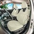thumbnail image 3 of For Hyundai Tucson 2022-2024 FH Group Neoprene Custom Fit Car Seat Covers - Solid Beige Full Set, 3 of 6