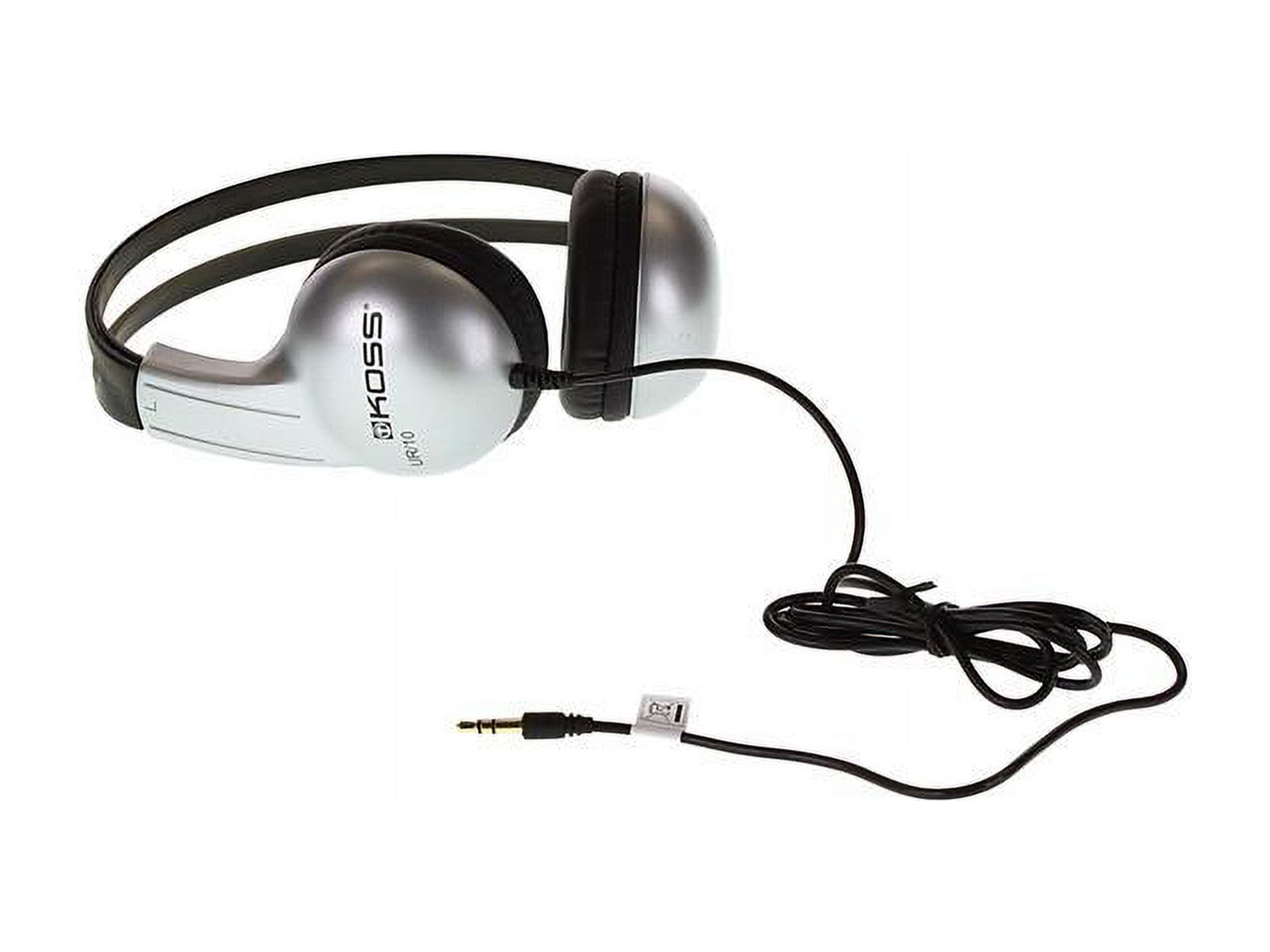Koss Adjustable Headband Over-Ear Headphones, Gray, UR10 - image 2 of 2