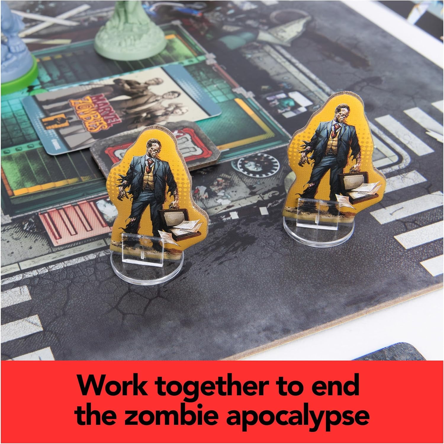 Marvel Zombies: Heroes’ Resistance, Marvel Comics Strategy Board Game, for Adults and Teens Ages 14+