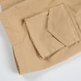 thumbnail image 4 of Plebaso Boys Girls Cargo Shorts Elastic Waist Casual Shorts Pull on Kids Summer Thin School Uniform Shorts, 4 of 7