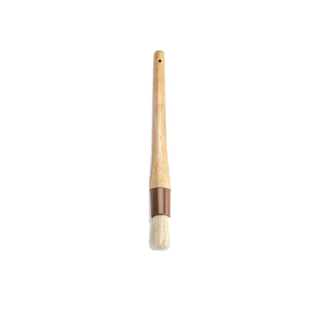 sweethay Cepillos de cocina de madera, portátil, de mano, reutilizable, agujero colgante, panadería casera, fabricación de pasteles, cocina, barbacoa, Herramientas y accesorios para hornear Redondo sweethay HA072600-05