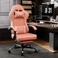 thumbnail image 3 of LaoGeoRon Gaming Chair with Footrest, Comfortable Ergonomic PC Gaming Chair with Headrest and Lumbar Support, High Back, Widen Seat, Adjustable Armrests, 3 of 10